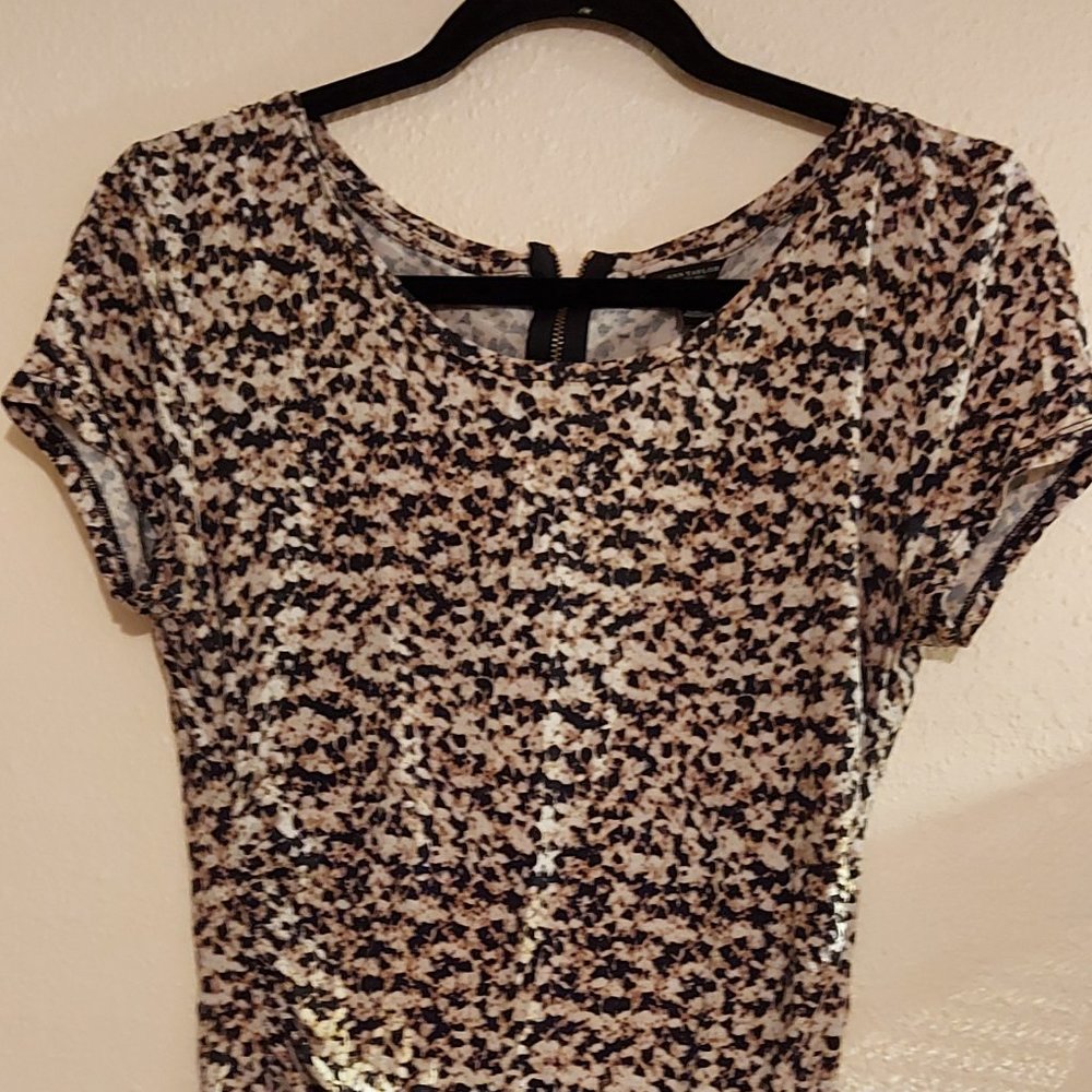 Ann Taylor Snakeskin Blouse
